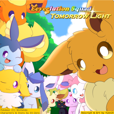 Eeveelution Squad: Tomorrow Light, a Pokemon fanfiction comic. Eeveelution Squad Tomorrow Light is a reimagination of a famous comic series, 'Eeveelution Squad' by EV-Zero, created by YunniR, and dubbed by DTPG Studios. Each and every eeveelution has decided to move into the treehouse and live together. While it is a friendly meeting at first glance, there's always something more than what meets the eye.