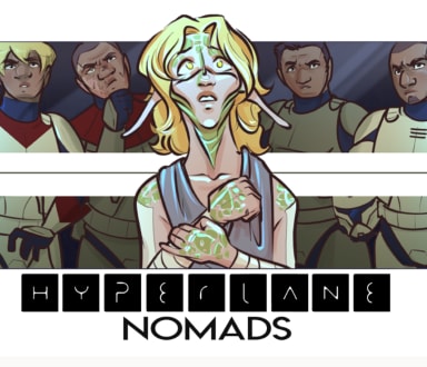 Hyperlane Nomads, a Star Wars fanfiction comic. Republic forces, bolstered by their victory at Genosis, are deployed to front lines being drawn across the galaxy as the Separatists lure more and more systems away from the Republic cause. In the Mid Rim, Republic Agents on the planet of Zolan have dropped out of contact.  Fearing a Separatist plot on the planet, a team is prepared for a stealth mission to learn of the fate of their agents and the wider plot brewing on the surface.