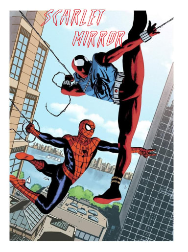 Scarlet Mirror, a Spider-Man and Marvel fanfiction comic. Peter Parker is reunited with his clone brother Ben Reilly, but who is responsible? And just what, and who, is Ben here for now?

An alternative explanation for Ben Reilly's return to Marvel comics following his death in The Clone Saga!