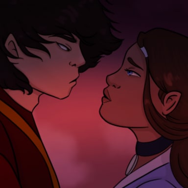 in reverse (you were all my symmetry), a Avatar The Last Airbender fanfiction comic. A reworking of the second half of season three to give Katara more agency, and yeah, a Zutara happy ending.