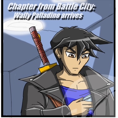 Yugioh DM AU - Battle City Timeline, a Yu-Gi-Oh! fanfiction comic. For those that are fans of Yugioh Duel Monsters or DM for short this is my take on it with one of my earlier W-Carnation creations. I will say the only thing him and Whitelaw Tan (BNHA OC) have in common is the similar appearance, but they're two completely different people. For those that know who Wally Palladino is; don't spoil it for the newcomers.