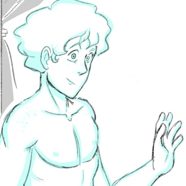 What happened to Ganymede? (cloudysseus AU), a Epic the Musical and Greek mythology fanfiction comic. Ganymede is Zeus’s personal cupbearer—and there’s clearly something going on between them. But why do the gods treat him with such coldness? Why do they keep mentioning a 'real' Ganymede, as if he isn’t the one? What happened to Ganymede... and why is he made of cloud?
PLEASE REMEMBER: Here Ganymede is a young adult, the origins of Ganymede are not really accurate to the original myth.