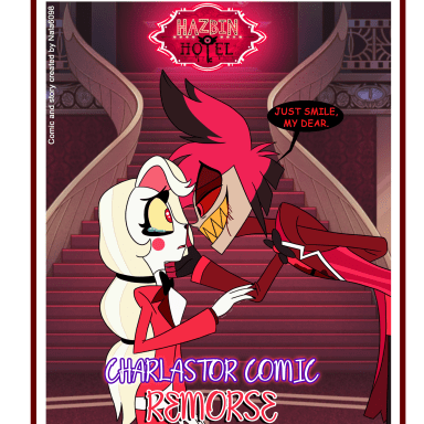 Hazbin Hotel: Charlastor comic: REMORSE, a Hazbin Hotel fanfiction comic. The comic takes place shortly after the season one finale of Hazbin Hotel. Charlie was extremely happy when her entire team was together again after the extermination. Now the girl focuses on rebuilding the hotel. It didn't even occur to her that Alastor, who has been more secretive since returning to the hotel, is hiding from her what really happened during his fight with Adam.