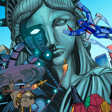 Centurions: Liberty Under Terror, a Centurions fanfiction comic. Doc Terror his his sights set on Liberty Island, intending to turn it's good lady into one of his Terror Borgs, but the valiant Centurions challenge his devious plans. With several touring civilians caught in the crossfire, one miscalculation may sell tragedy...