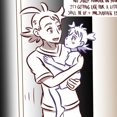 Bedtime Story, a Pokemon fanfiction comic. Goh decides to tell a different bedtime story to Destiny about a special Trainer...