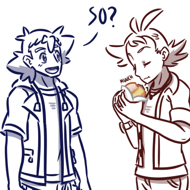 Busted, a Pokemon fanfiction comic. It's normal for a parent to get concerned about their child's eating habits, but does this means that they didn't do the same stuff when they were kids?