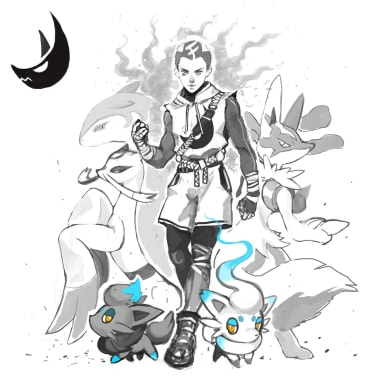 Levi the fox master [Pokemon fan manga], a Pokemon fanfiction comic. After the tragedy that struck a local gym, its Leader vanished without a trace, leaving behind countless victims—injured and dead.
Five years later, whispers spread of a mysterious group roaming the streets, clad in matching attire. Many speak of the fox-shaped emblem etched into their garments. To some, they are saviors. To others, ruthless villains, killers in the night. For every soul they rescue, another falls beneath their violence.

Levi, one of the founders and the leading figure of The FOX—a group of vigilante trainers—delivers judgment through violence, enforcing their own code of right and wrong. No matter how powerful or influential the target may be, once the FOX deem them guilty, their fate is sealed in blood.

Rumors whisper that Levi himself is the very gym leader who vanished in the tragedy five years ago.