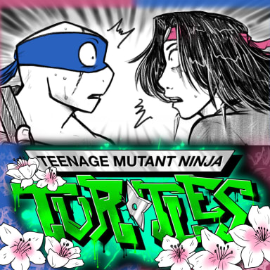 Indie TMNT - Chapter Four - Casey Jones Wuz Here, a Teenage Mutant Ninja Turtles fanfiction comic. After he takes a sparring match too far, Raphael flees to the city to cool off. But his plans change once he spots a masked vigilante beating the snot out of Purple Dragons.

Despite having a concussion, Leonardo ventures out on his own to find his brother. But his search is redirected once he catches the gaze of a beautiful kunoichi and her guardian on the rooftops~

(PS- LEONARDO AND KARAI ARE NOT RELATED IN ANY WAY IN THIS SERIES. GET THAT 2012 CRAP OUTTA HERE.)