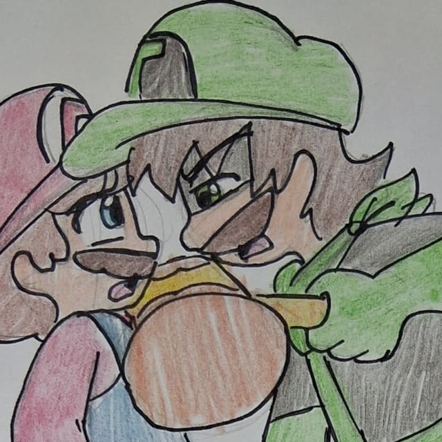 Encounter Of Mr. L, a Super Mario Bros fanfiction comic. Mario practicing throwing the Piko hammer has he's first encountered by Mr. L.  First face off. For the Super Mario Bros Destruction of Dimentio
 