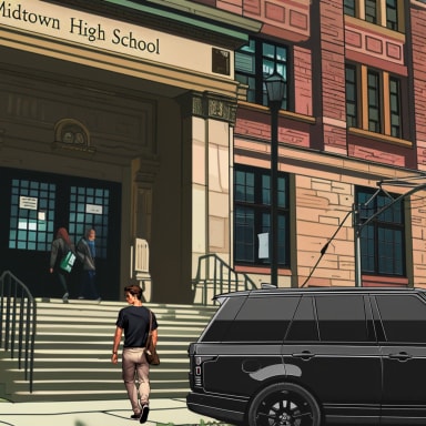 Episode-16: of Missing Links, a Marvel fanfiction comic. Peter is finally back at Midtown, which gives Tony some time to investigate Mary Parker...