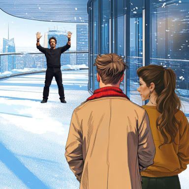 Episode-10: of Get Off My Lawn, a Marvel fanfiction comic. Peter finally gets a chance to talk to Steve about what he said post the Bayside fire...