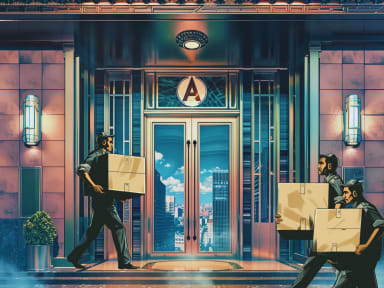 Episode-5: of Get Off My Lawn, a Marvel fanfiction comic. May and Peter move into the Avengers tower, while Tony gives Bruce an ultimatum