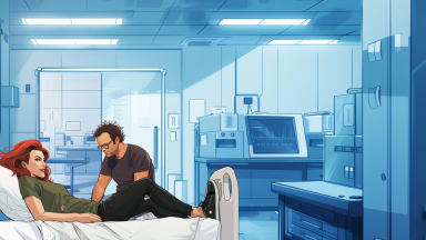 Episode-6: of Get Off My Lawn, a Marvel fanfiction comic. Peter breaks down after a fight with May, and ends up sharing his secret with Steve...