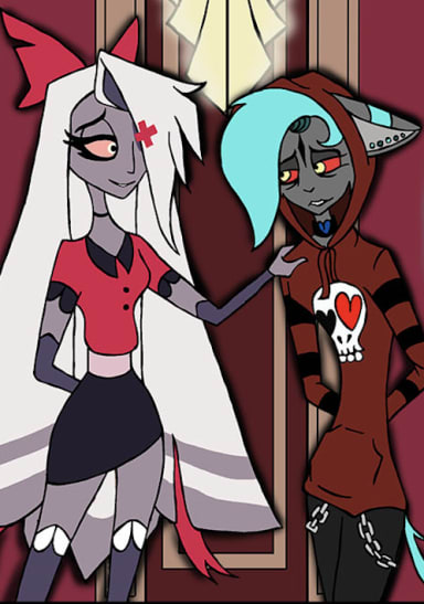 Episode-1: of Bonny's Hazbin Tales, a Hazbin Hotel fanfiction comic. Bonny is just looking for food and shelter, why did she have to check into the Hazbin hotel?