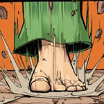 Episode-10: of Avatar: The Flames of Kaiya, a Avatar The Last Airbender fanfiction comic. Toph protects herself and Sokka from the searing flames!