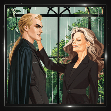 Episode-7: of The Algorithm, a Harry Potter fanfiction comic. Draco is finally back home!
