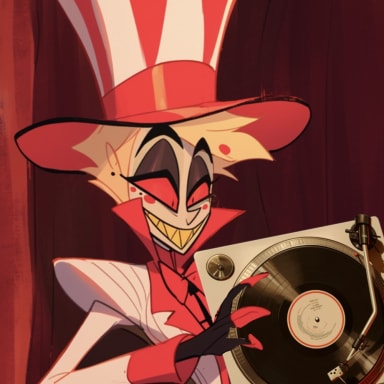 Episode-1: - Dance with Me of Permission To Touch, a Hazbin Hotel fanfiction comic. Alastor checks in on Lucifer, to make sure his move into the Hotel is comfortable