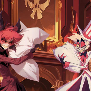 Episode-3: - Spar with Me of Permission To Touch, a Hazbin Hotel fanfiction comic. Lucifer and Alastor spend a night together as part of a team building exercise for Charlie