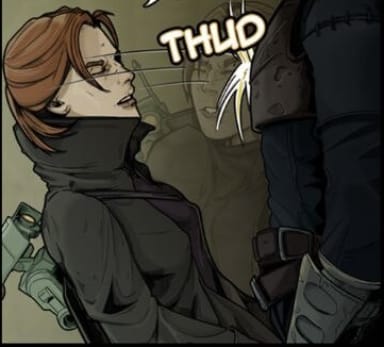 Episode-5: of Rascal's Run, a Star Wars fanfiction comic. Nihla is chased by some goons, and runs into an old friend