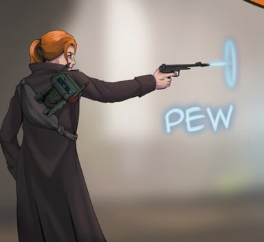 Episode-9: of Rascal's Run, a Star Wars fanfiction comic. Selnas is under attack, can Nihla save the day?