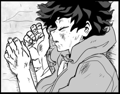 Episode-1: of Cause And Effect, a My Hero Academia fanfiction comic. The heros wake up in a dark and dingy cell with no memory of how they got there