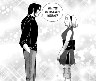 Episode-5: of Dango, a Naruto fanfiction comic. Itachi and Sakura go on their first date, but they are not alone