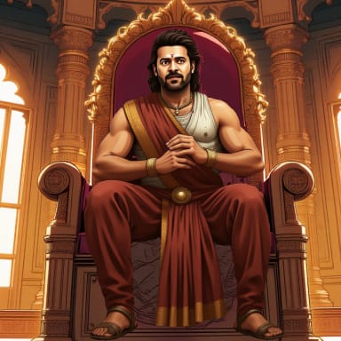 Episode-11: - Conspiracies Afoot! of Mrignayani, a Baahubali fanfiction comic. An investigation is mounted, and Bhalla is under suspicion...