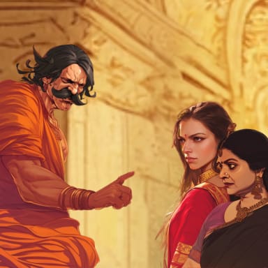 Episode-5: - The First Meet of Mrignayani, a Baahubali fanfiction comic. Bhalla offers Mrignayani an alternative, does she accept?