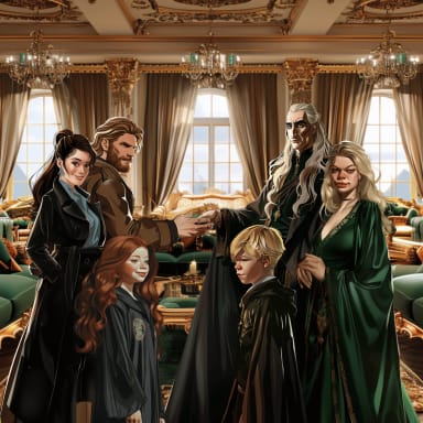 Episode-4: of An Unexpected Malfoy, a Harry Potter fanfiction comic. Narcissa manages to convince Lucius to invite the Grangers over for dinner...