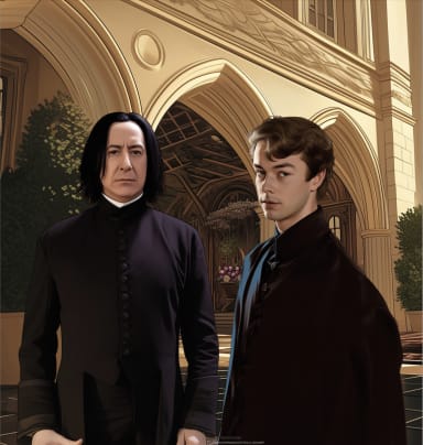 Episode-3: of A Shift In Perspective, a Harry Potter fanfiction comic. Lucius nurses Harry back to health, and Harry discovers Voldemort at the Manor...in a completely new form!