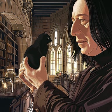 Episode-4: of A Shift In Perspective, a Harry Potter fanfiction comic. Snape recognises Harry, and begins to find out all that has transpired...