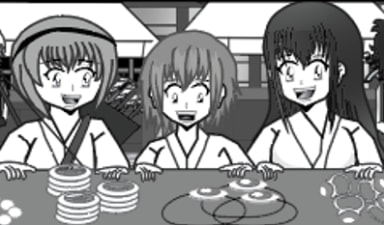 Episode-45: - Chapter 38: Shopping District of Dragon King, a Originals fanfiction comic. Yuusuke and the others went to a town called Mountain Peak Village to help Sora and Kaze do some shopping, but as they shop they meet some Imperial Soldiers causing trouble.
