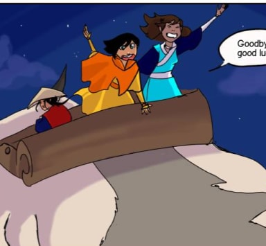 Episode-7: - Volume 2 (Complete). of AVATAR: Next Generation, a Avatar The Last Airbender fanfiction comic. Runaways. 

((The entire Volume 2, started in 2007 and finished in 2020)).