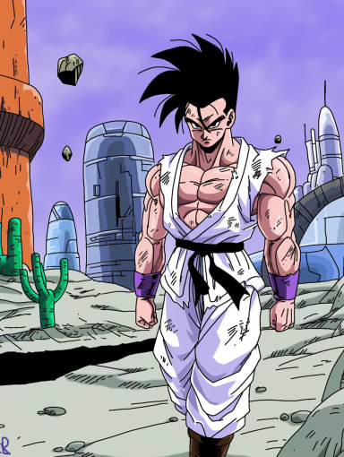 Episode-9: - The final stand of Dragon ball z eternal: a new begining, a Dragon Ball Z fanfiction comic. Gohan shows his face after being on the run for more than a year he finaly confronts the androids and prepares for what could be his final moments of his life
