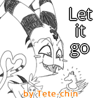 Episode-1: - Let it go of HB - White Horse Saga, a Helluva Boss fanfiction comic. Based on the song "Let it go" by the group "Cavo", a version of Full Moon made before December 2023.