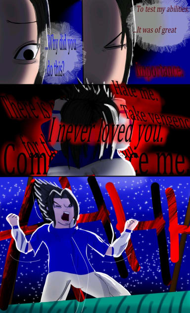 Episode-1: - Prologue of The Last Uchiha: Behind Closed Doors, a Naruto fanfiction comic. A peek into Sasuke's life.