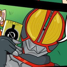 Episode-31: - Finisher. of World traveler, a Kamen Rider fanfiction comic. Can't deny that kids like cool warriors in suits that fight bad guys with cool powers.