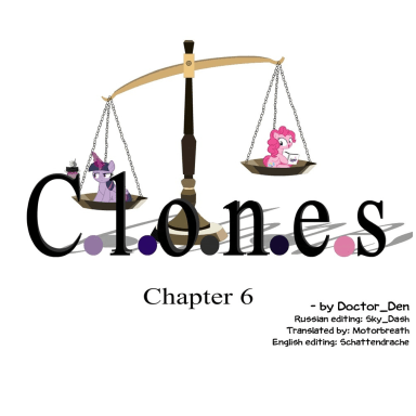 Episode-6: of C.l.o.n.e.s., a My Little Pony fanfiction comic. 