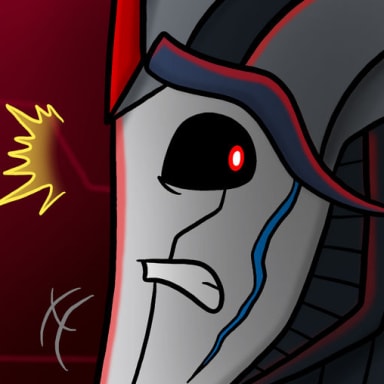 Episode-4: - Chapter 1: "Prologue" - Page 4 of Transformers: Prime: The New Beginning, a Transformers fanfiction comic. Starscream is shocked upon meeting Doomsayer again after he had been gone for 4000 millennia during and after the Great War. Doomsayer explains how he took Megatron's place as the new leader of the Decepticons before Starscream suddenly feels the presence of Doomsayer's minions.