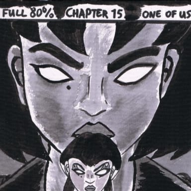 Episode-15: - One of us? of Teenage Mutant Ninja Turtles "The full eighty percent", a Teenage Mutant Ninja Turtles, Avatar The Last Airbender and Dragon Ball Z fanfiction comic. Time to get to know our rogue Karai clone a little better, who is she and what is her role in Baxter Stockman's death? Meanwhile, with the real Karai, a different kind of news is making Raphael confront Leo about having embraced being human to such a degree.