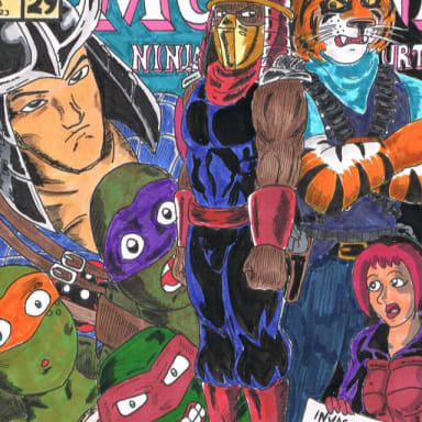 Episode-29: - Strike of Teenage Mutant Ninja Turtles "The full eighty percent", a Teenage Mutant Ninja Turtles, Avatar The Last Airbender and Dragon Ball Z fanfiction comic. As Tiger Claw and Kuro duke it out, the Hamato Clan launch into their counter attack. But even more trouble is brewing as yet another clone makes his entrance, and this one might be the most dangerous of them all.