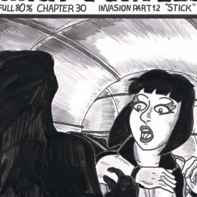 Episode-30: - Stick of Teenage Mutant Ninja Turtles "The full eighty percent", a Teenage Mutant Ninja Turtles, Avatar The Last Airbender and Dragon Ball Z fanfiction comic. So what did Baxter Stockman had left up his sleeve if his revenge towards the Turtles happened to fall through? Furthermore, if he had Dogpound's power, what was the reason he never fought back against Kraang Subprime when the latter murdered him?