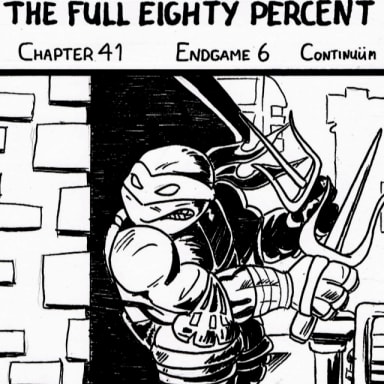 Episode-41: - Continuum of Teenage Mutant Ninja Turtles "The full eighty percent", a Teenage Mutant Ninja Turtles, Avatar The Last Airbender and Dragon Ball Z fanfiction comic. As Kraang Subprime is sent to the 1987 dimension, she does what she does best, scheme. Meanwhile in the other dimension, Michelangelo goes through something everybody in their mid-twenties goes through. Luckily for him, Renet is there to comfort him.