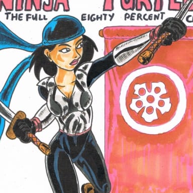 Episode-42: - Yoko's path of Teenage Mutant Ninja Turtles "The full eighty percent", a Teenage Mutant Ninja Turtles, Avatar The Last Airbender and Dragon Ball Z fanfiction comic. A lot can happen in sixteen years, here we meet up with the now teenage daughter of Leo and Karai, who finds herself in quite a mind-blowing situation, when a new student turns up in her class.
