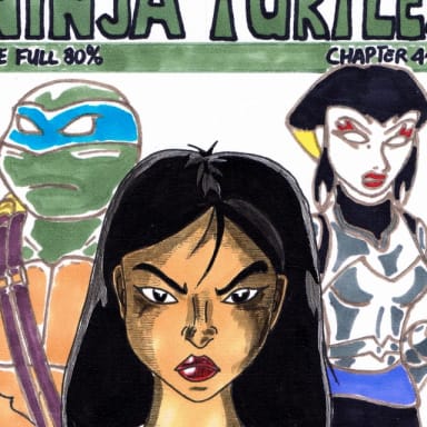 Episode-44: - My Generation of Teenage Mutant Ninja Turtles "The full eighty percent", a Teenage Mutant Ninja Turtles, Avatar The Last Airbender and Dragon Ball Z fanfiction comic. Having won her battle against Kraang Subprime by default, doesn't mean that Yoko is getting off easy. Certainly when Kraang Subprime is getting increasingly more unhinged as time goes on, discovering yet another betrayal by Baxter Stockman.