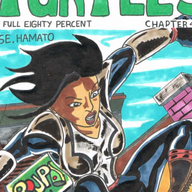 Episode-46: - Arise Hamato of Teenage Mutant Ninja Turtles "The full eighty percent", a Teenage Mutant Ninja Turtles, Avatar The Last Airbender and Dragon Ball Z fanfiction comic. As the fight against Kraang Subprime reaches an end, it's time for the Turtles to make stock of what has been achieved and where to go now.

But in the shadows, somebody is still lurking, but is he a threat or not?