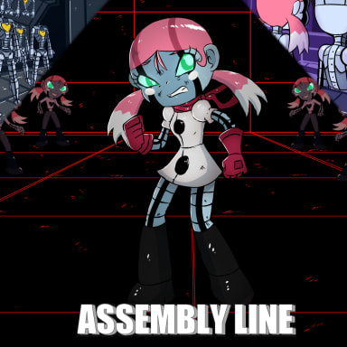 Episode-1: - Assembly Line of Srmthfg: DownFall, a Super Robot Monkey Team Hyper Force Go! fanfiction comic. Profesor Maezono has returned and have joined forces with lord Scrapperton, he found a way to create a new a better ultimate machine using as base the greatest machine Maezono has ever found: Jinmay...  The robot girl taken by the evil brain and will now face her biggest challenge yet, as Sakko makes a deal with the monkey team  to rescue her...