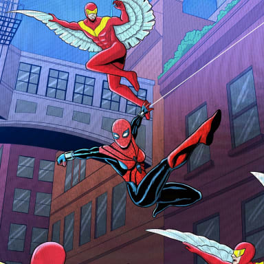 Episode-2: - Spider-Girl Loves Wes Westin#2 of Spider-Girl Loves Wes Westin, a Spider-Girl and Spider-Man fanfiction comic. -After the heart-warming climax of last issue, comes the heartbreak
-Mother and Daughter try their best to communicate...amidst an assault by the VULTURIONS!
-While Wes seeks employment at the Daily Bugle!