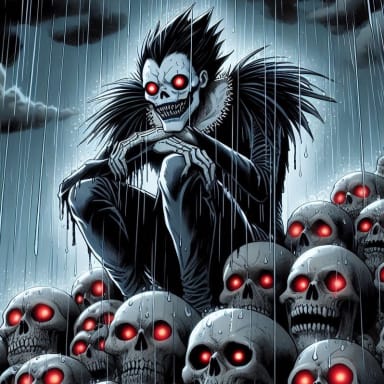Episode-1: - EP 1.1 Angel BB of The 10 Death Note Users, a Death Note fanfiction comic. Dive into the world of Death Note once more with 'The 10 Death Note Users' fancomic! Follow Light Yagami as he returns to face new adversaries wielding the power of the Death Note. Can he outwit these wielders of fate, or is humanity doomed to darkness once again? Want to get ahead? I’ve already published 6 episodes with over 15 parts on my Patreon! Check it out and stay updated on Instagram: @salgr_art