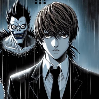 Episode-4: - EP 2.1 Give him the Death Note of The 10 Death Note Users, a Death Note fanfiction comic. Dive into the world of Death Note once more with 'The 10 Death Note Users' fancomic! Follow Light Yagami as he returns to face new adversaries wielding the power of the Death Note. Can he outwit these wielders of fate, or is humanity doomed to darkness once again? Want to get ahead? I’ve already published 6 episodes with over 15 parts on my Patreon! Check it out and stay updated on Instagram: @salgr_art
